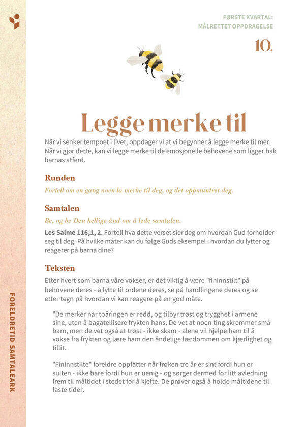 Uke 10 Samtaleark Kv.1