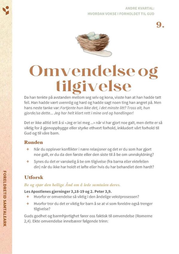 Uke 09 Samtaleark Kv.2